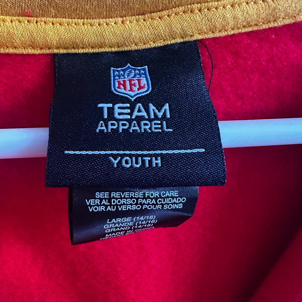Kansas City Chiefs Kids Hoodie - Red, White, Yellow - Picture 5 of 5